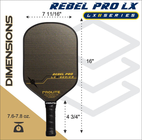 PROLITE Rebel Pro  LX Pickleball Paddle