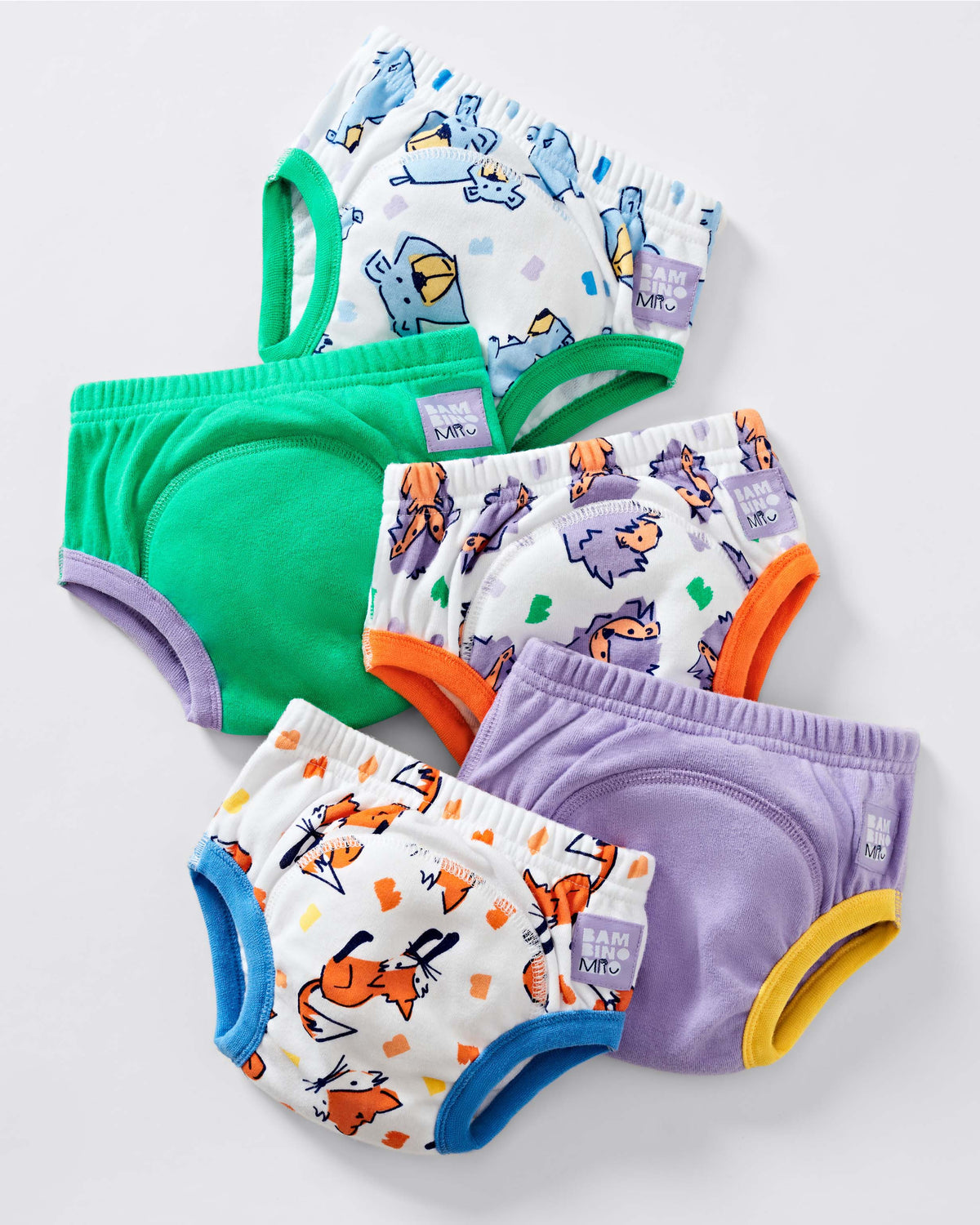 6PCS Baby Toddler Potty Toilet Training Pants Reusable Diaper Briefs  Underwear 