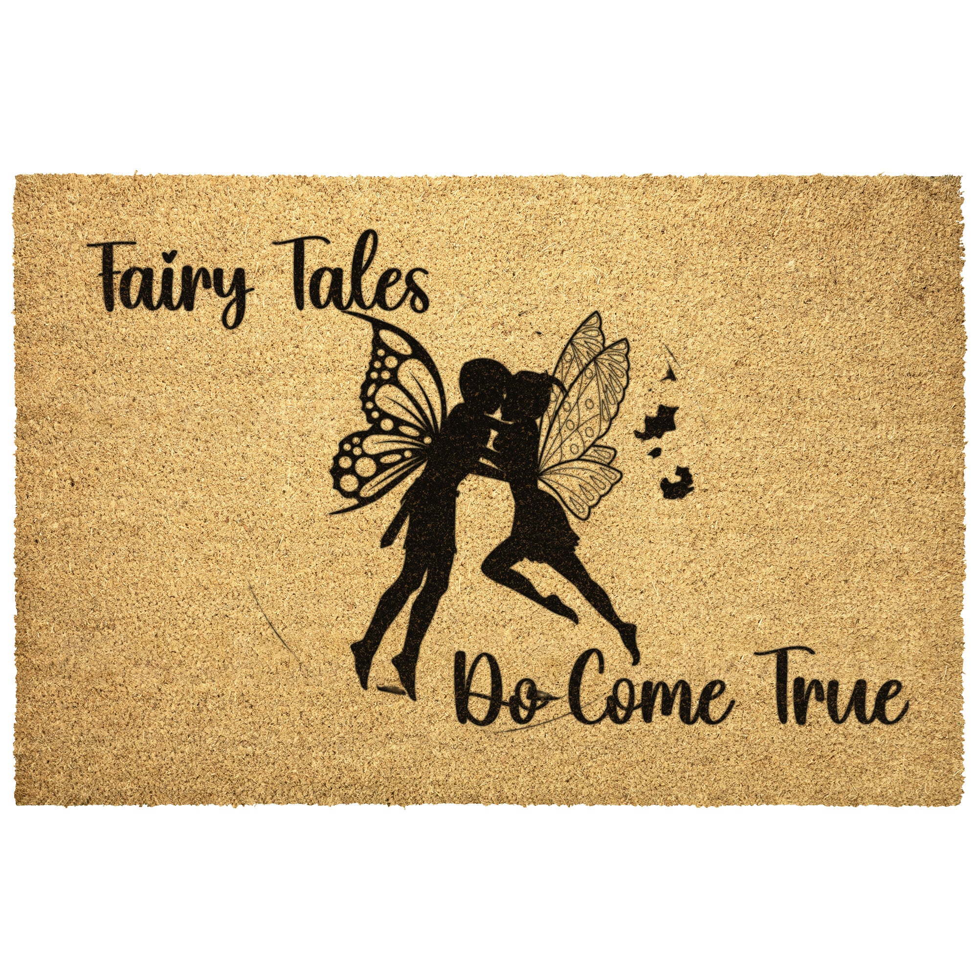 Adorable When It Rains Look For Rainbow Fairy Door Mat for Fairy Lover