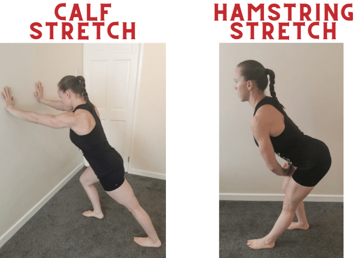 Exercises to prevent and treat shin splints | Common injuries for triathletes and runners | Calf & hamstring stretch