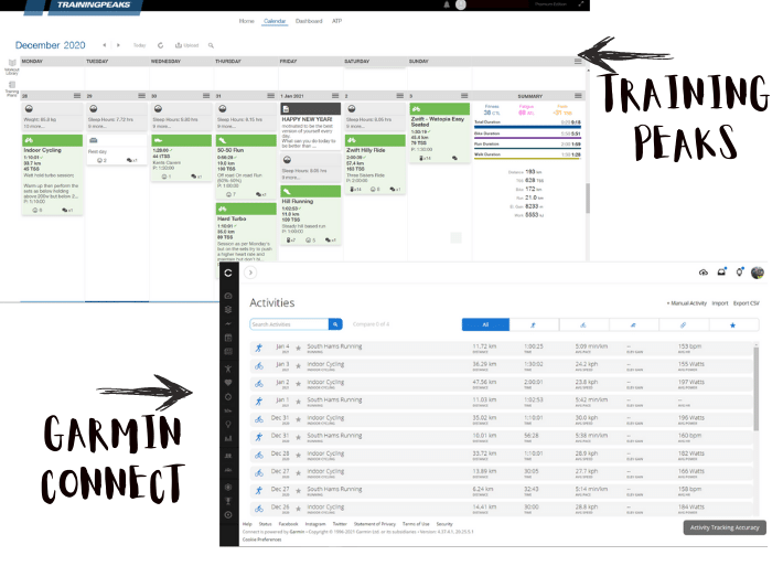 Download Stryd power training data for triathlon power zone training