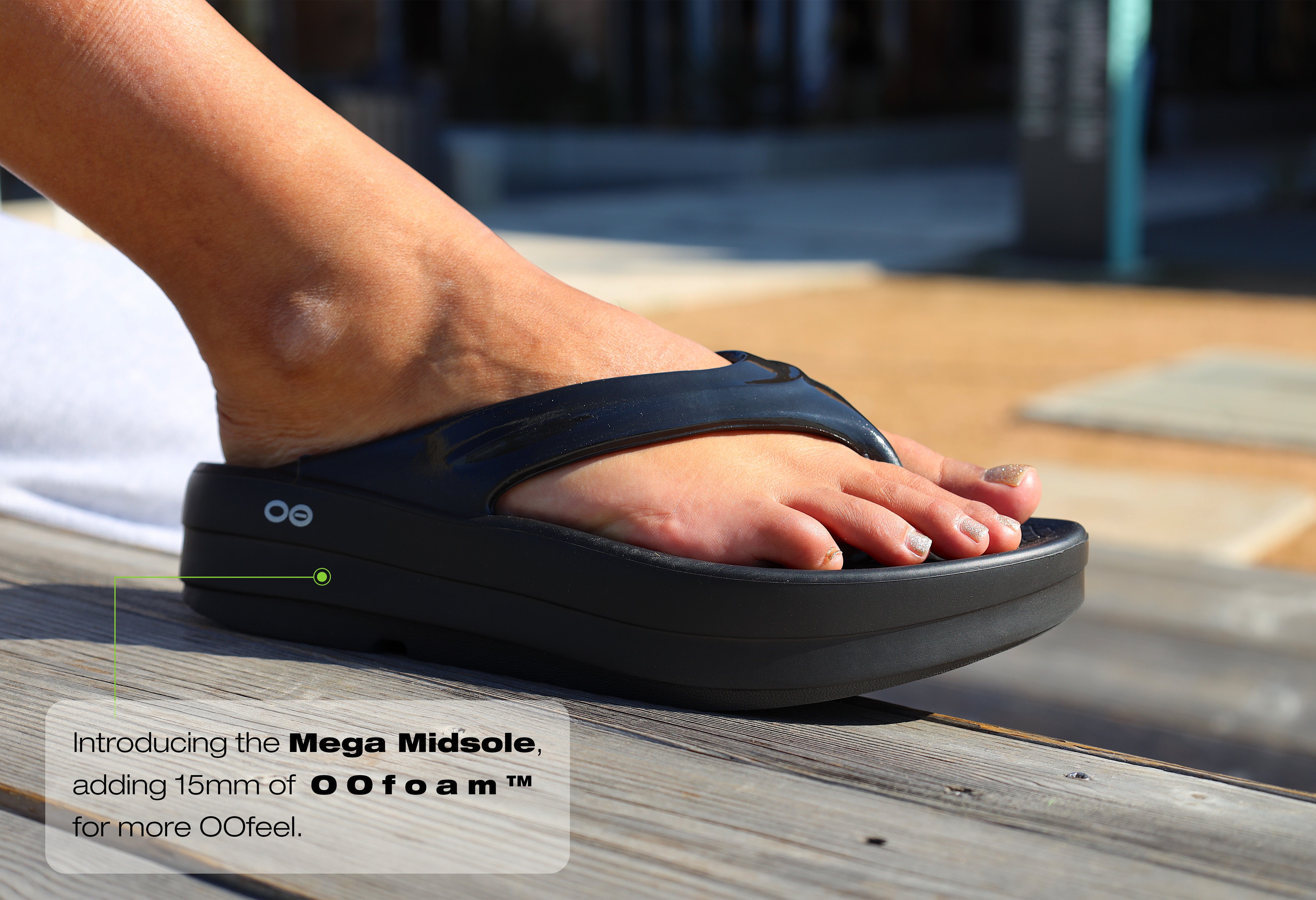OOmega Sandal: Expanding the Recovery Space to New Heights – OOFOS