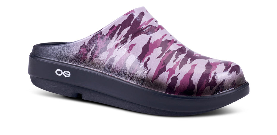 Women's OOcloog Limited Edition Clog - Purple Camo