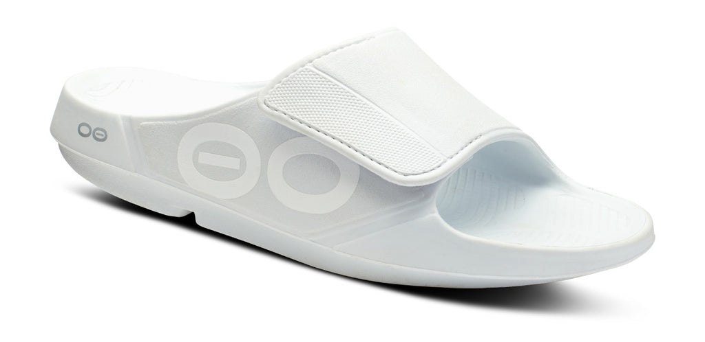 Men's OOahh Sport Flex Sandal - White