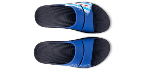 oofos mens flip flops