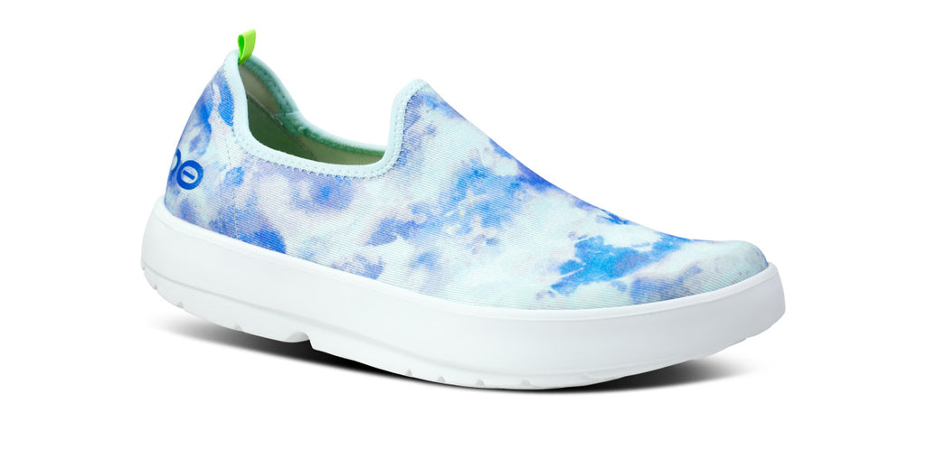 Women's OOmg eeZee Low Shoe - Tie Dye Aqua (SALE)