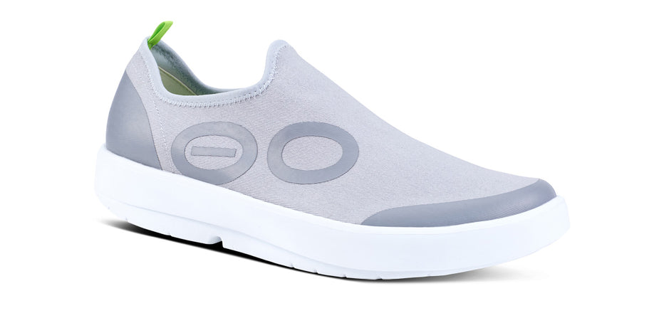 Men's OOmg eeZee Low Shoe - White Gray