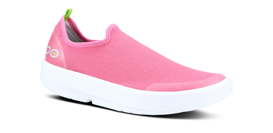 Women's OOmg eeZee Low Shoe - White Pink