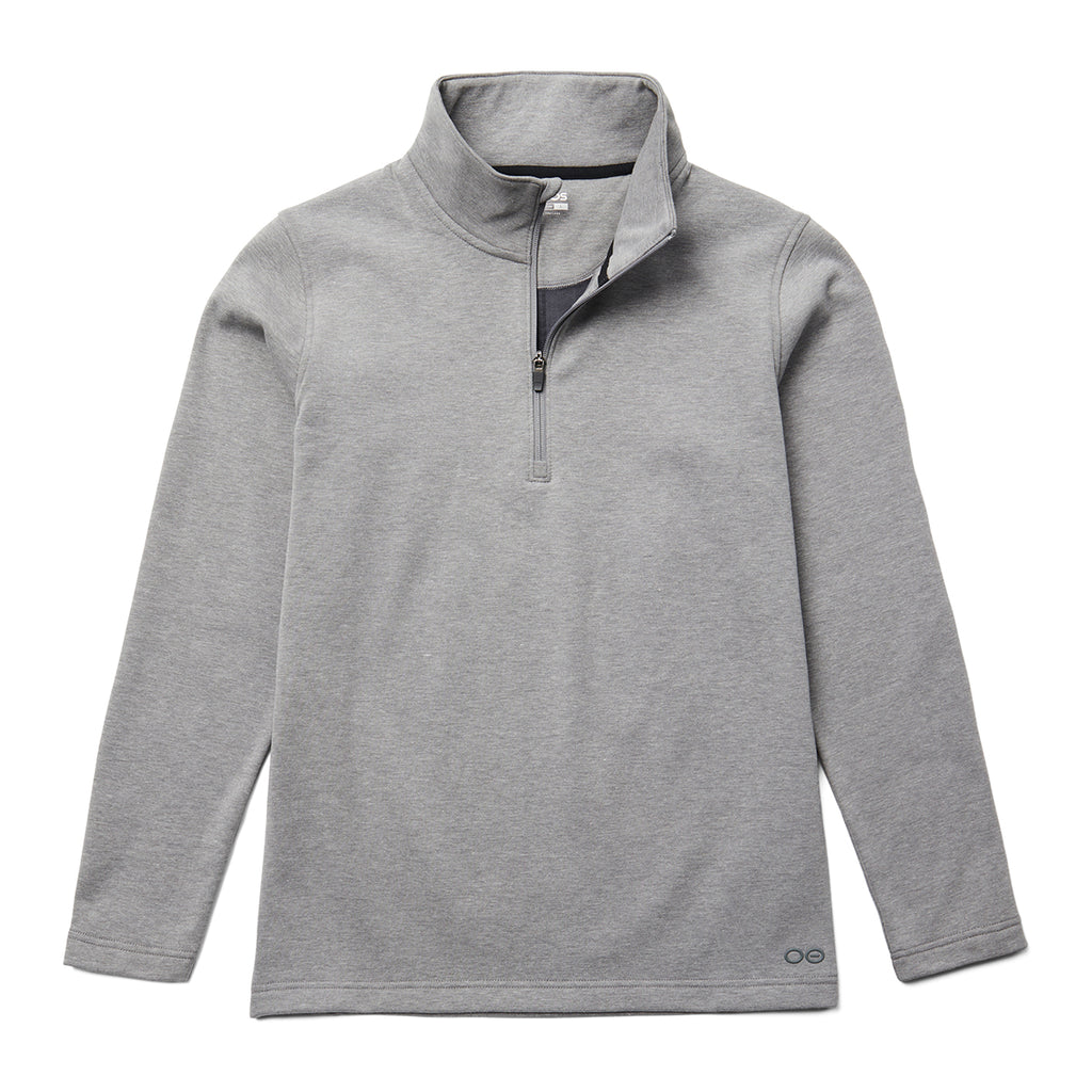 Men's cOOl down A 1/4 Zip - Gray Heather