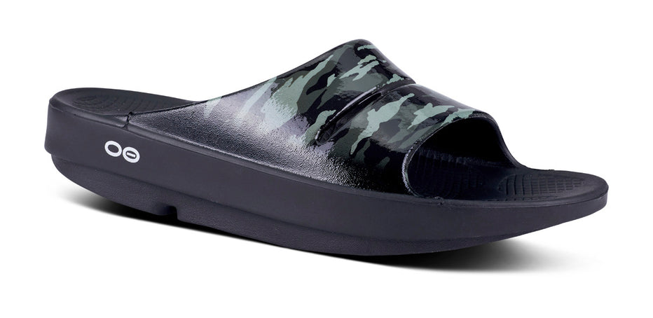 Women's OOahh Luxe Slide Sandal - Green Camo