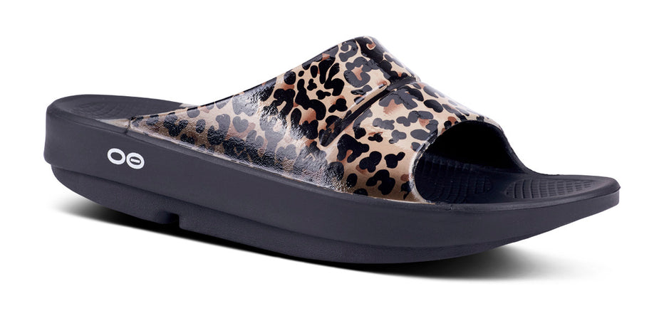 Women's OOahh Luxe Slide Sandal - Leopard