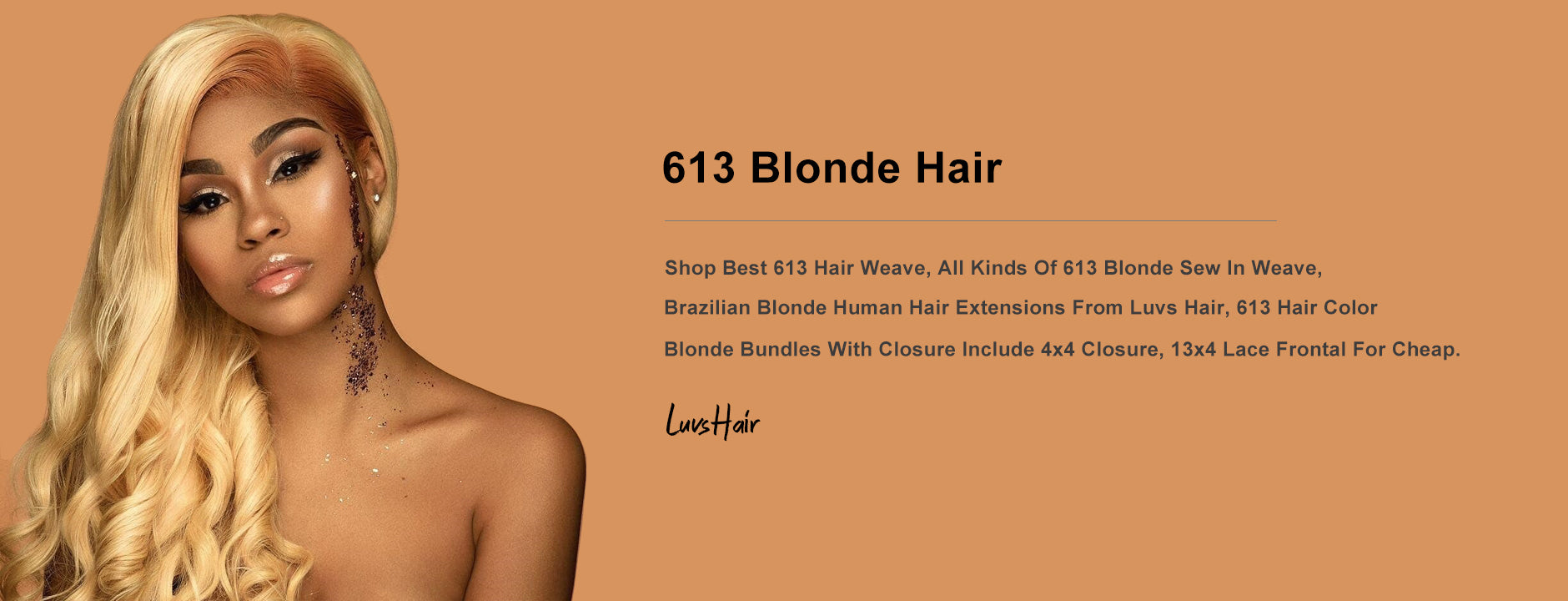 613 Hair Weave 613 Blonde Brazilian Human Hair Bundles Luvs Hair