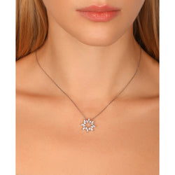 Sunshine Pear and Marquise Diamond Pendant
