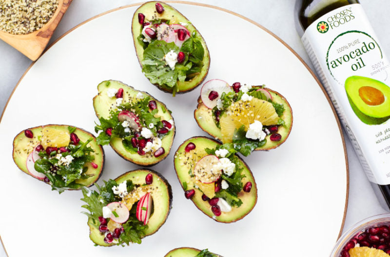 Roasted Stuffed Avocados - The Complete Savorist