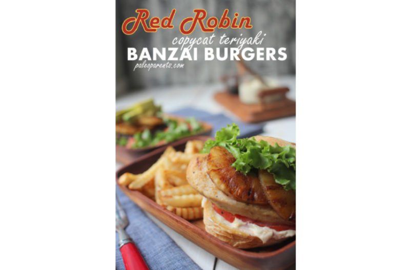 Red Robin Recreation – copycat teriyaki Banzai Burgers
