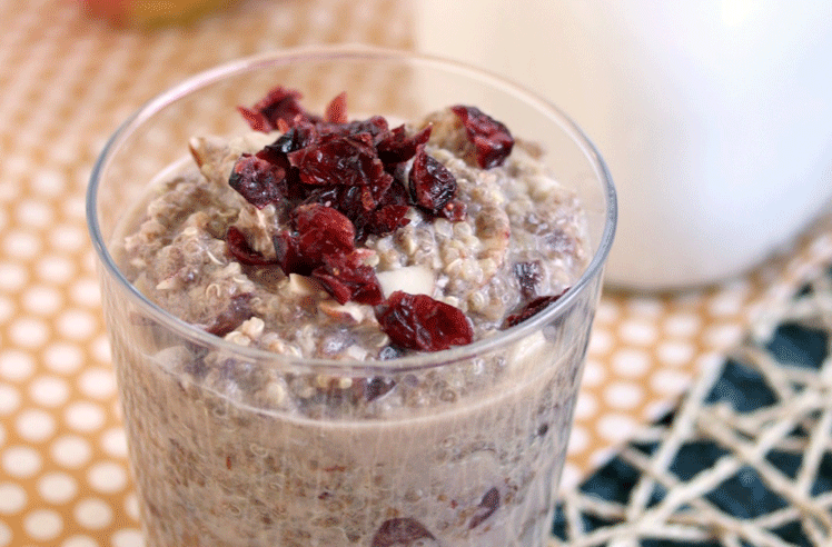 Spiced Apple Overnight Quinoa Portrait