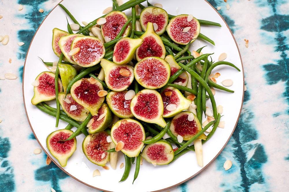 Fig and green bean salad made with Chosen Foods Avocado Oil