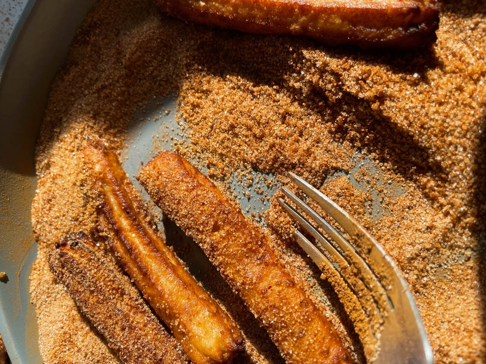 homemade cinnamon sugar churros