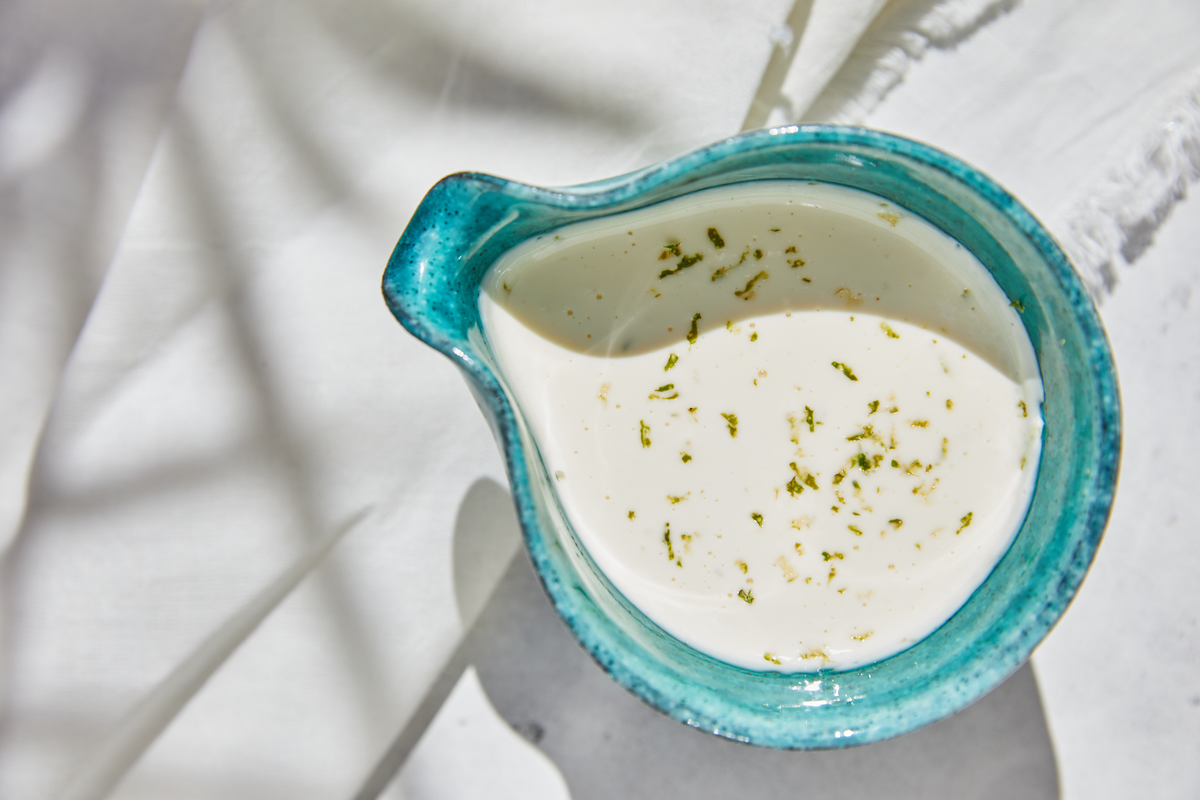 healthy homemade ranch made with Chosen Foods Avocado Oil Mayo