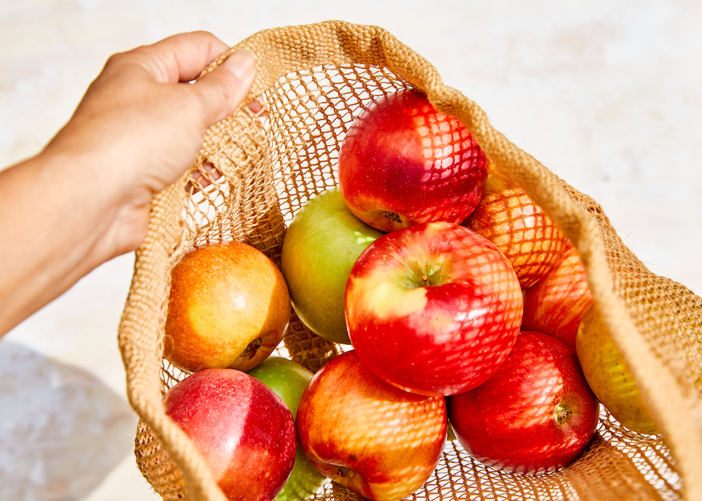 apples in a bag