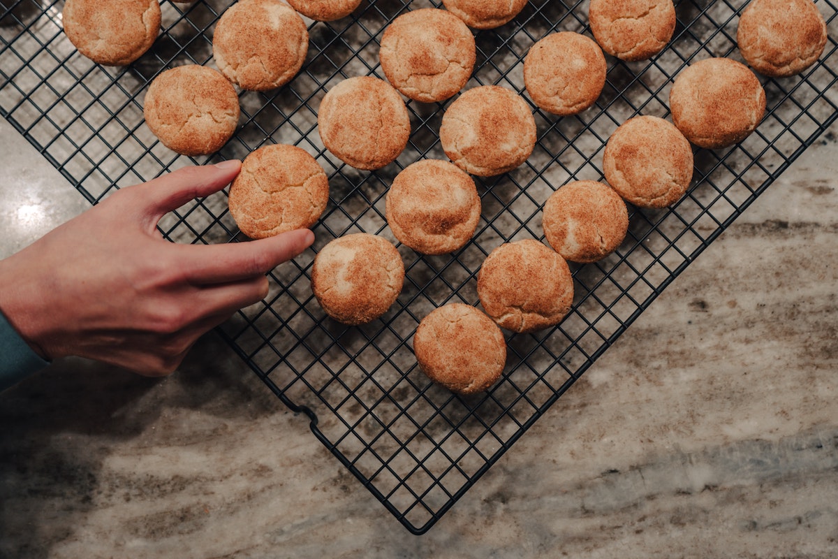 Fresh baked snickerdoodles