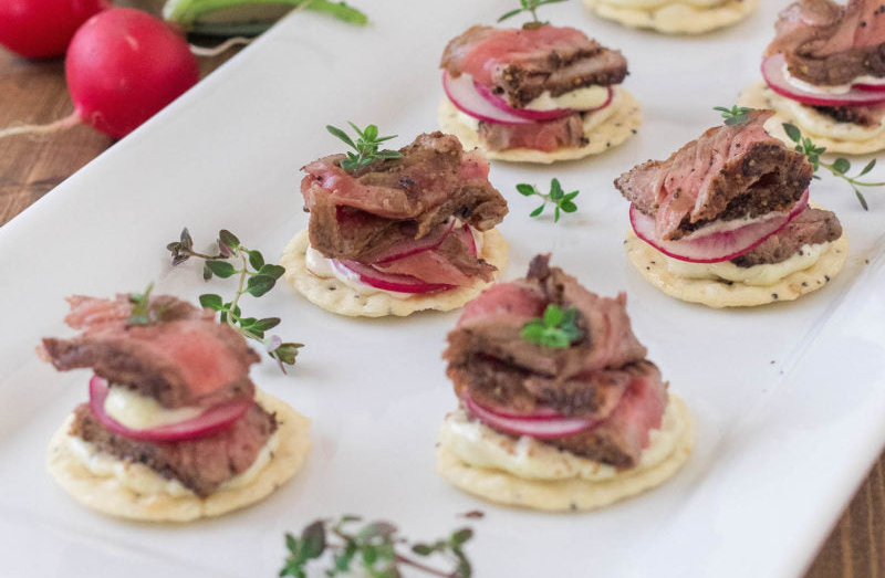 Zesty Beef Wasabi Mayo Bites made with Chosen Foods Wasabi Avocado Oil Mayo