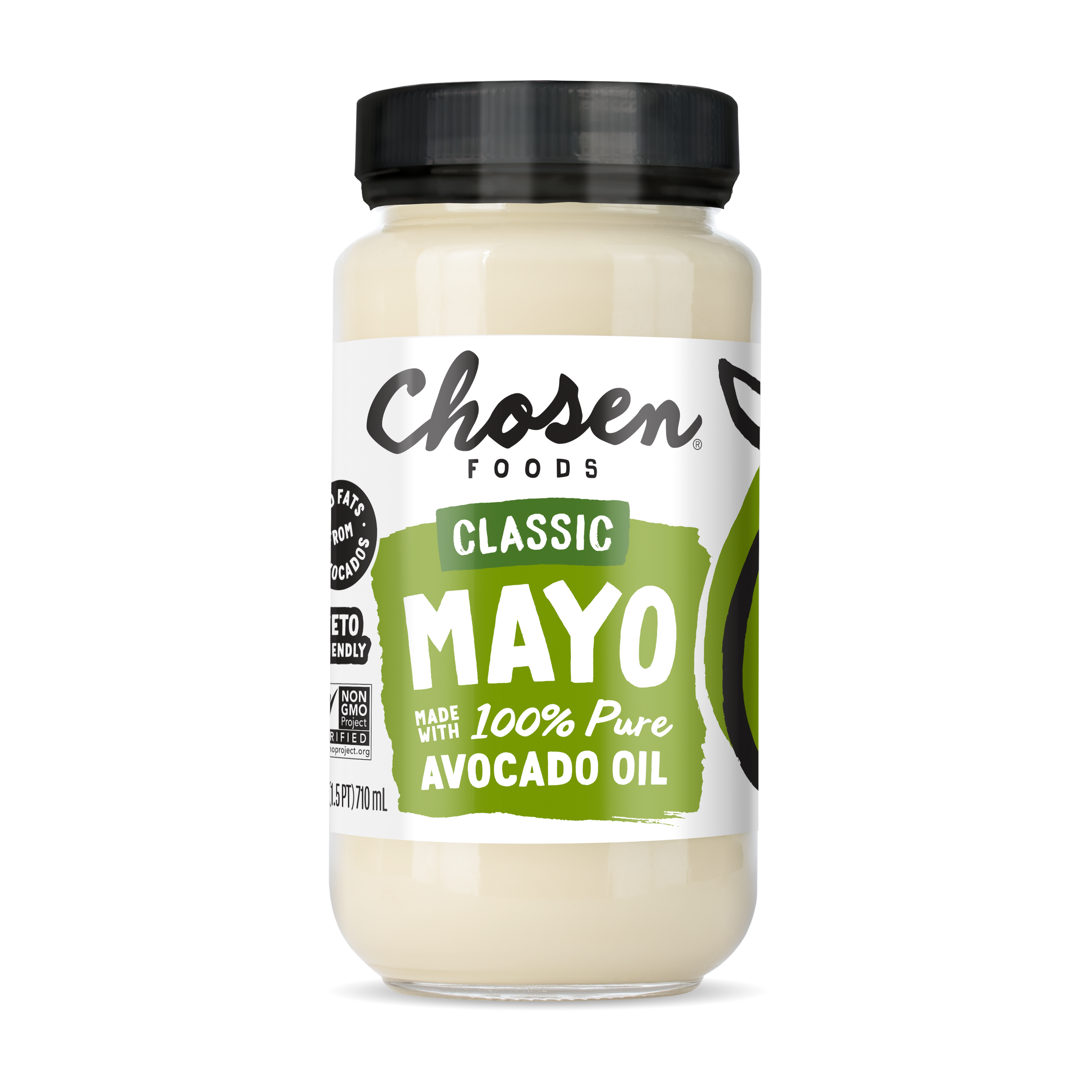 Classic Avocado Oil Mayo 24oz Glass Jar