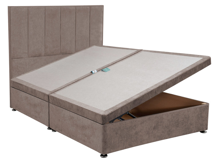 Luxury Plus Nimbus Taupe Side Ottoman