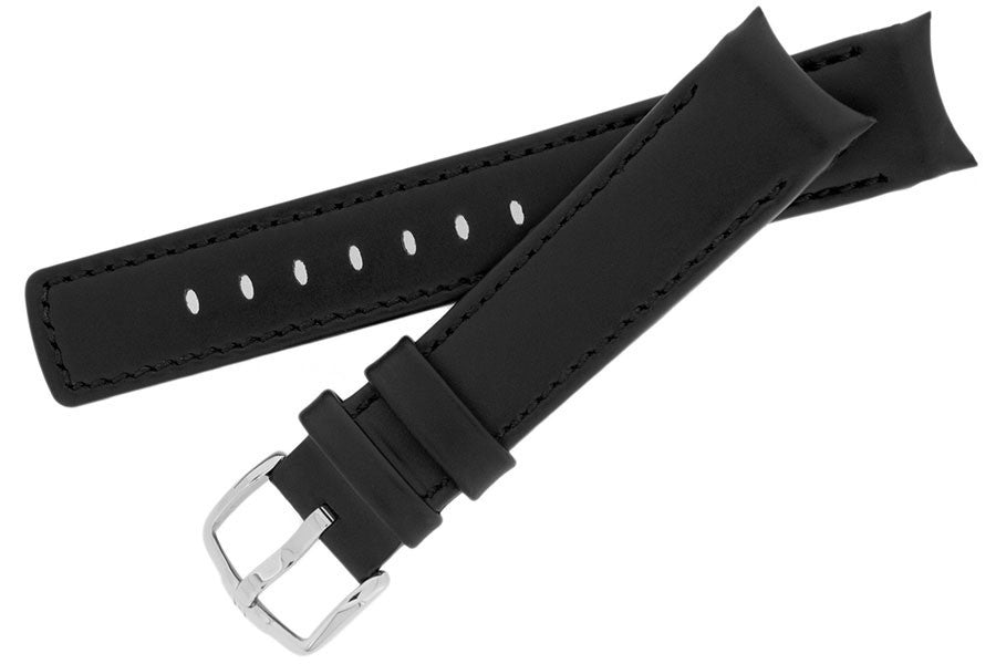 Hirsch MOBILE Leather Watch Strap in BLACK – HirschStraps by WatchObsession