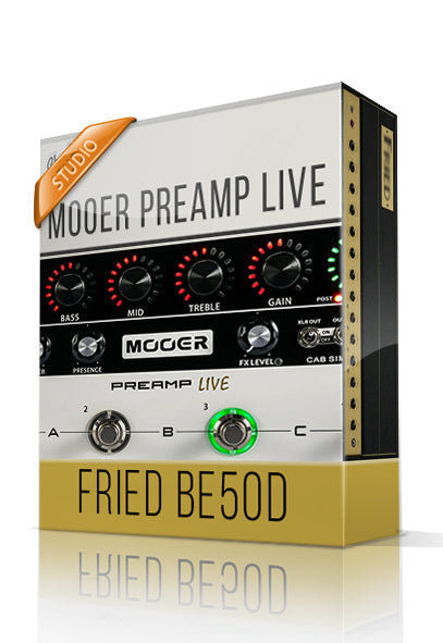 Fried BE50D vol.1 Direct Tone Capture for Mooer Preamp Live