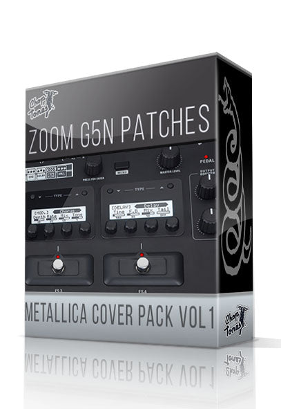 Merchandising modtagende Slibende Metallica Cover Pack vol.1 for G5n – ChopTones