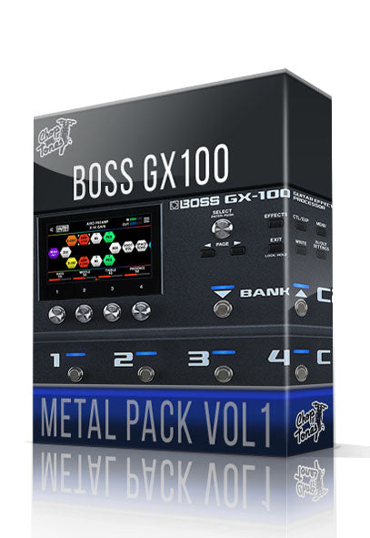 Metal Pack vol1 for Boss GX-100 – ChopTones