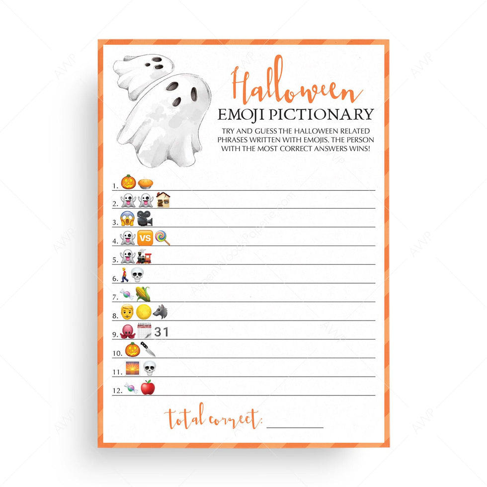 kids halloween emoji pictionary game printable aspen