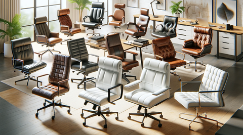 Selection of Leather Office Chairs