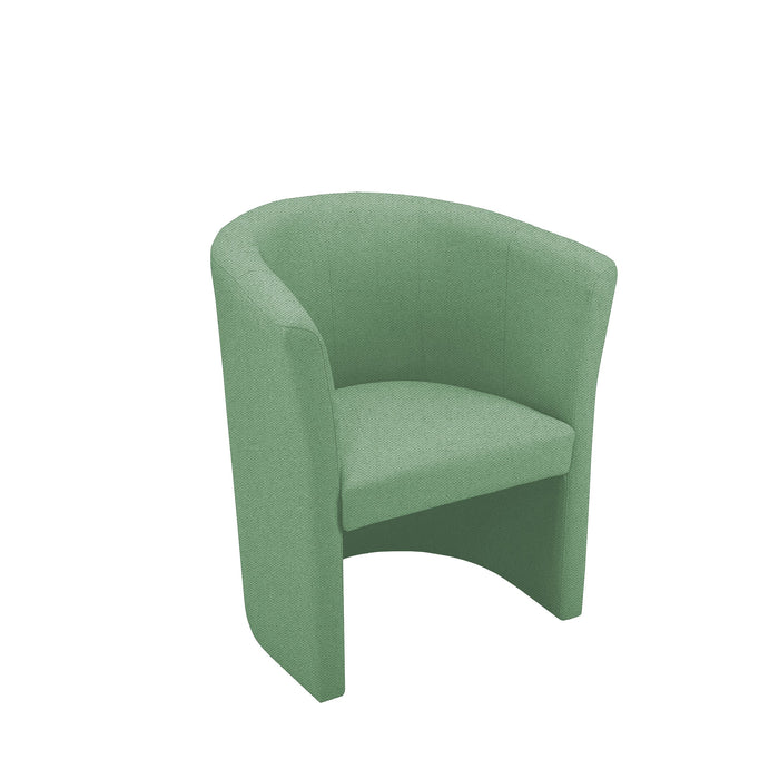 mint green tub chair