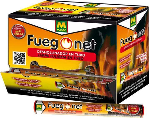 FUEGO 50268 - Deshollinador e/pellet 80mm.ny kit 2m. 