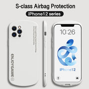 Built-in airbag liquid silicone phone case for iPhone 12 series
