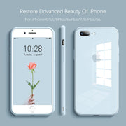 Tempered glass phone case for iPhone 6-8/Plus/SE(2020)