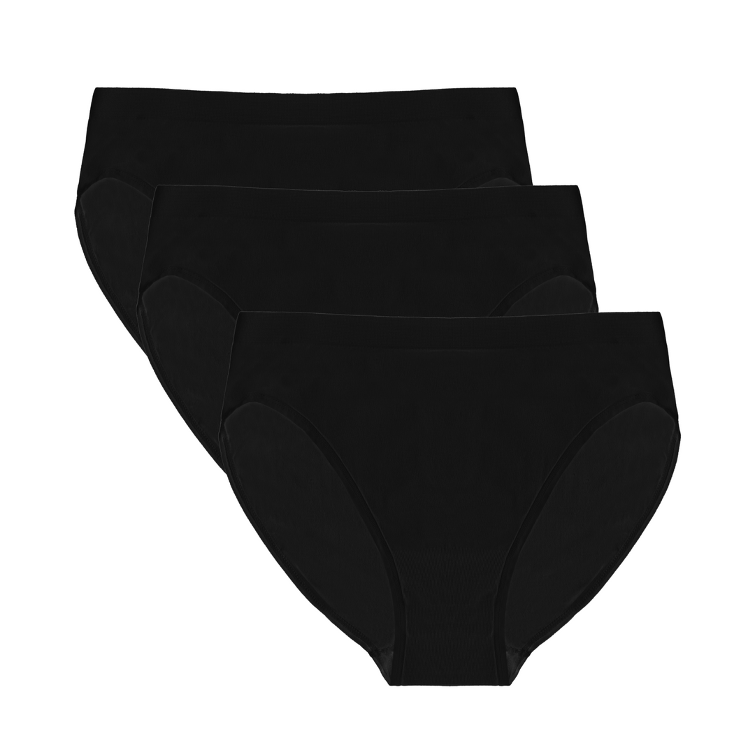 NHNKB Women's Low Waist Briefs Solid Color Cotton Crotch Underwear Panties  Grandma Underwear, black, M : : Fashion