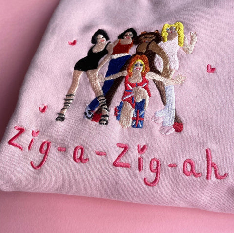 Spice Girl Embroidered Jumper