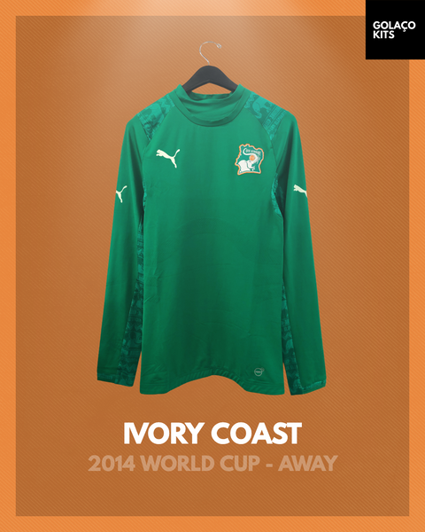 Ivory Coast World Cup historical kits