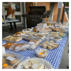 Wombat Brain at Southport Uniting Church Cake Stall