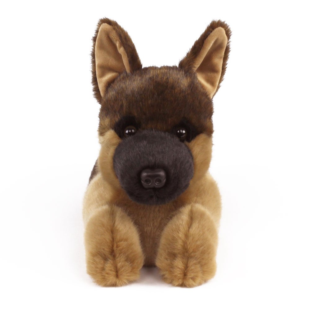 German Shepherd Slippers - Plush Dog 