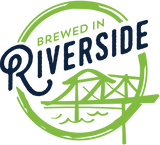 Brewed in Riverside (stamped logo)