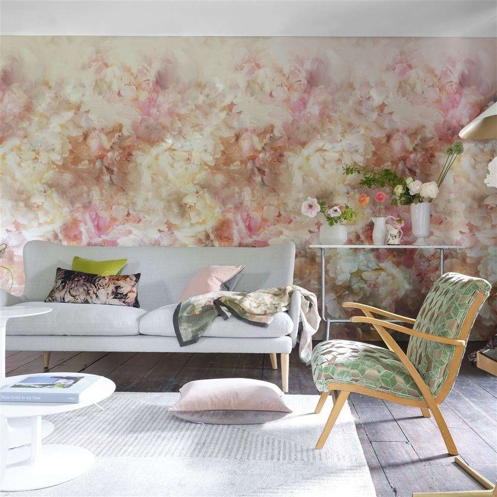 stuiten op ga winkelen paars Fleur de Nuit wallpaper from Designers Guild – Selected Wallpapers