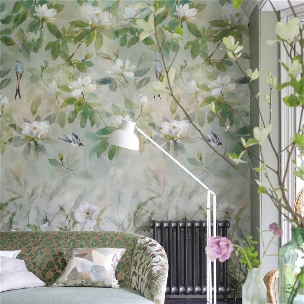 Walging huiswerk Reorganiseren Kiyosumi behang van Designers Guild – Selected Wallpapers