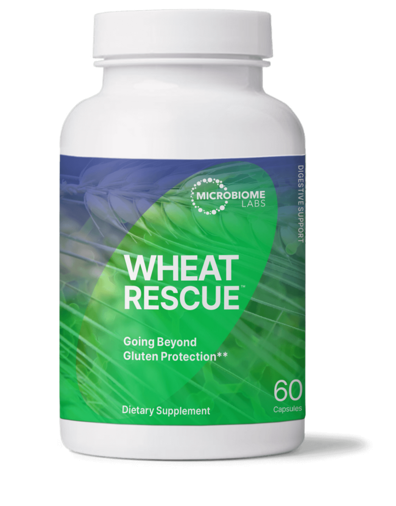 WheatRescue™ Going Beyond Gluten Protection (60 Capsules) by Microbiome Labs