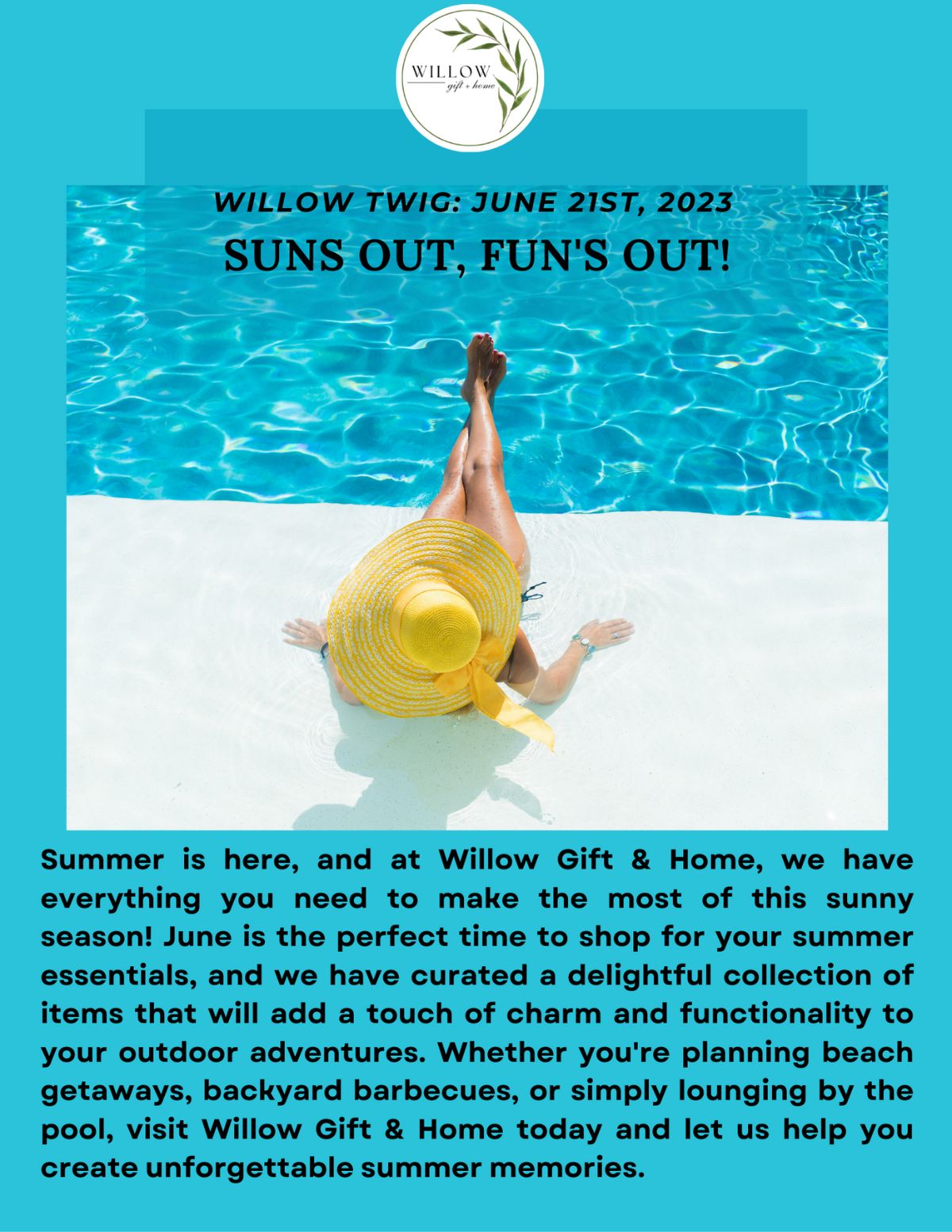 Summer Fun at Willow Gift & Home