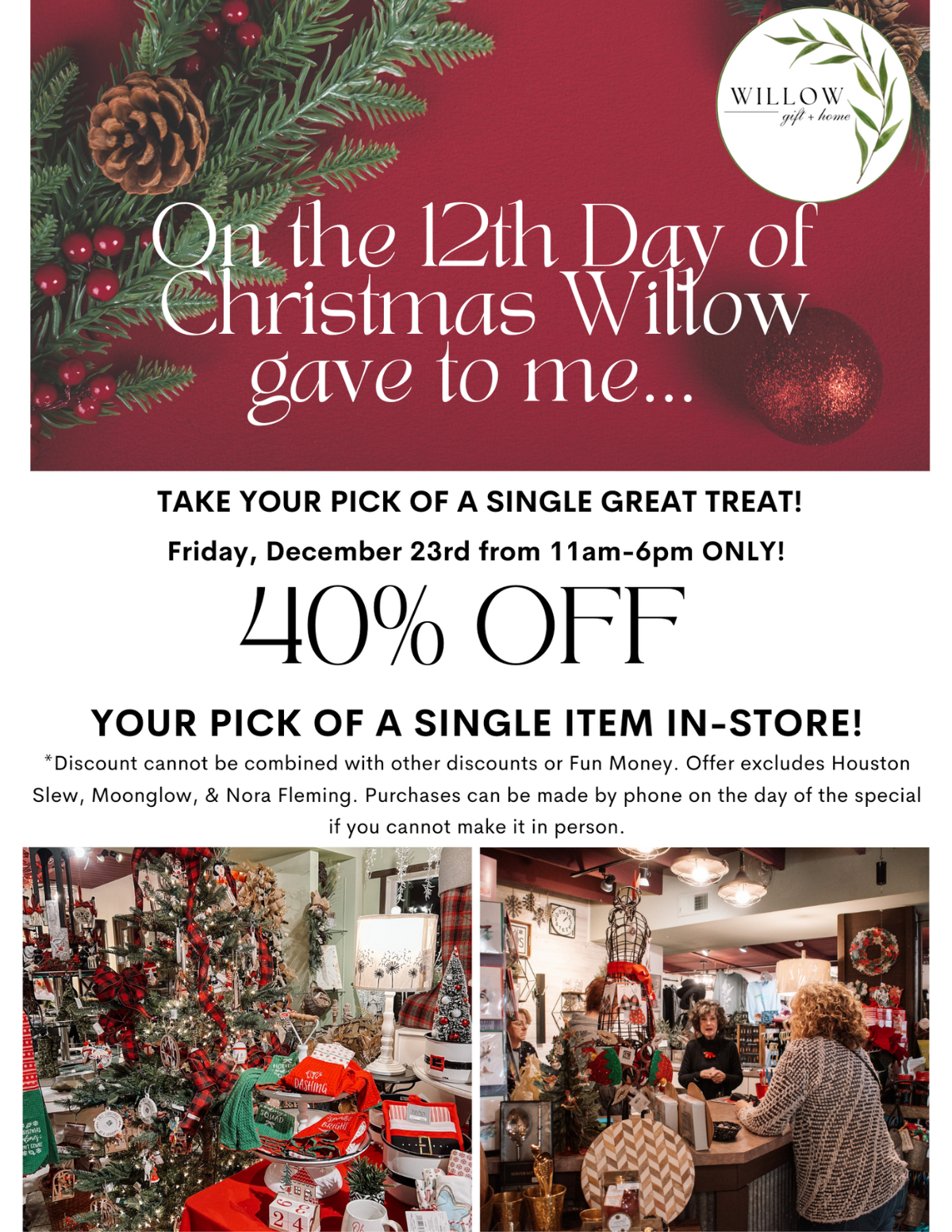 12th Day of Christmas sale