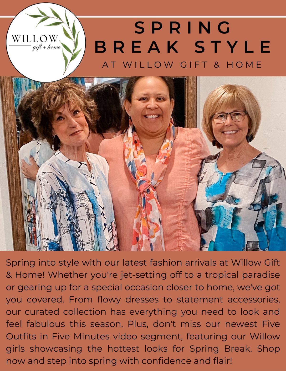 Spring Fashion at Willow Gift & Home